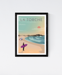 Alternative view of Affiche La Torche – Pays Bigouden
