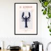 Affiche Homard breton