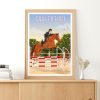 Affiche Equitation – saut d’obstacles