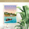 Affiche Port-Manec'h - Les sauveteurs en mer