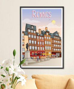Alternative view of Affiche Rennes