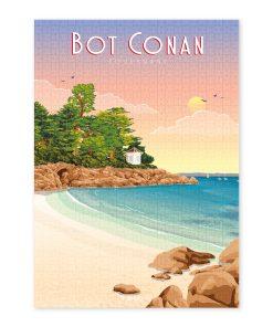 Alternative view of Puzzle Bot Conan, Fouesnant - 1 000 pièces